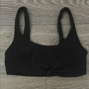 Hollister Black Swim Bra Scoop Neck